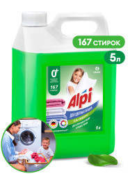 Средство для стирки жидкое концентр. GRASS "Alpi Color gel" (канистра 5кг) 125186
