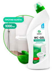 Средство кислотное для чистки сантехники GRASS "WC- gel" 1л 125437 (8)