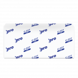 Полотенца бумажные V 1-слой  Protissue, 200 листов/20 уп.