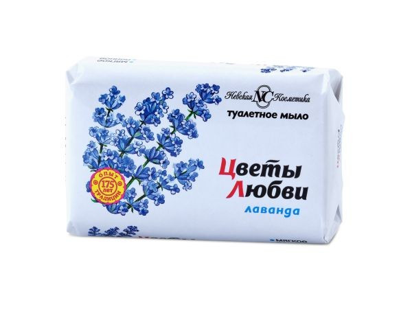 Мыло туалетное Цветы любви Лаванда 90 г  в Крыму
