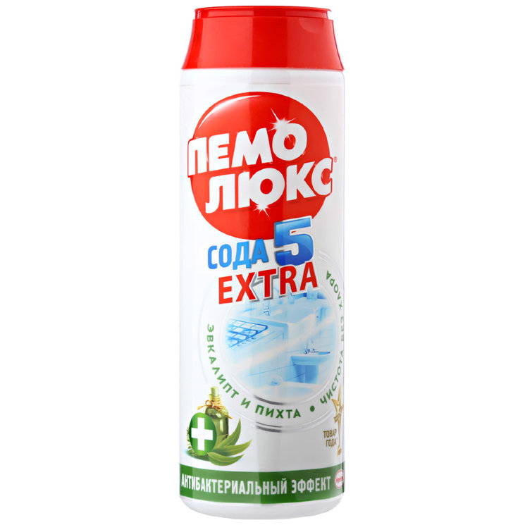 Чистящий порошок Пемолюкс Сода-5 Антибактериальный 480 грамм  в Крыму