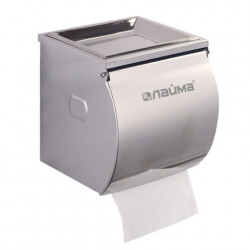 Диспенсер для туалетной бумаги в стандартных рулонах, нержавеющая сталь, зеркальный, ЛАЙМА