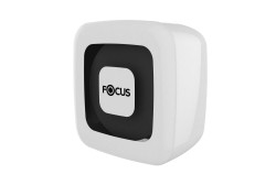 Диспенсер для туалетной бумаги FOCUS белый с центральной вытяжкой, Mini Jumbo