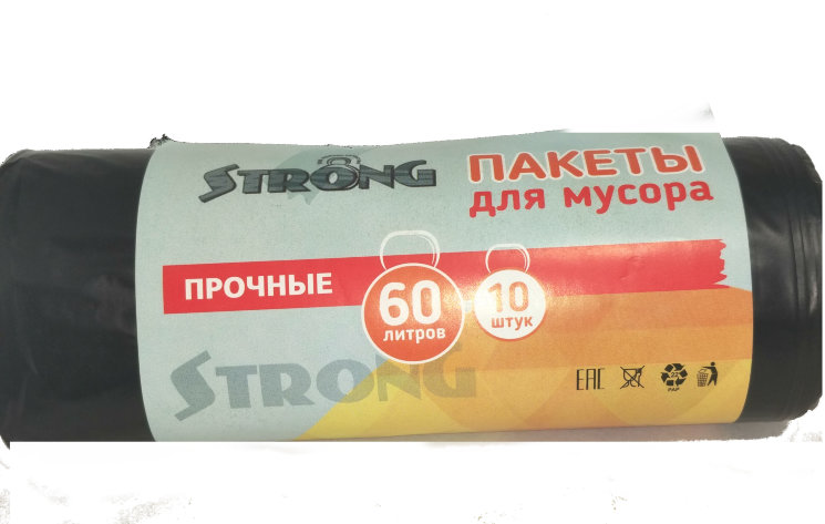 Мусорные  пакеты STRONG 60л в Крыму