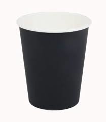 Стакан 185-205мл бумажный Виридо D=73 ГН Кофе черный (60)