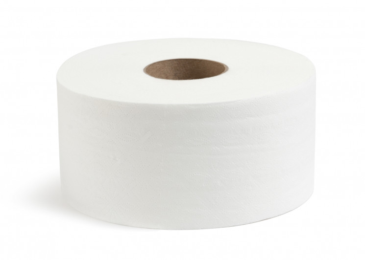 Туалетная бумага белая 1-слойная 200 м, перфорированная, 100% целюлоза в Крыму