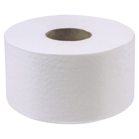 Туалетная бумага белая 1-слойная 160 м, перфорированная, 100% целюлоза в Крыму