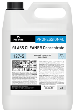 Средство-концентрат для стекол Pro-Brite GLASS CLEANER Concentrate 5л в Крыму