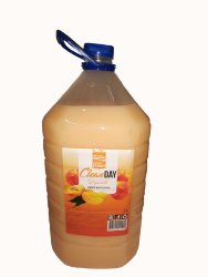 Мыло жидкое "CleanDay" персик-крем 5л
