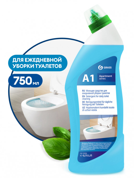 Средство кислотное для уборки туалетов GRASS "Apartament series А1" 750мл 125256 (12) в Крыму