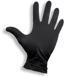 Перчатки нитриловые неопудр. Aviora М (100) (10) черные
