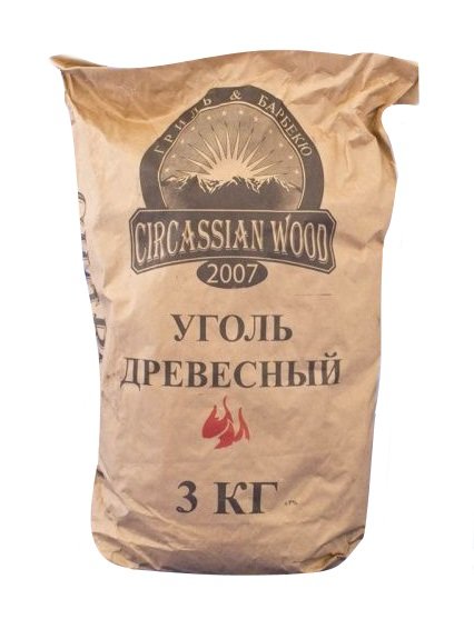 Уголь древесный 3 кг в Крыму
