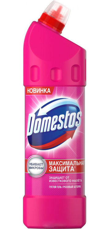 Средство для сантехники 1 л Доместос Розовый шторм 12 шт/кор в Крыму