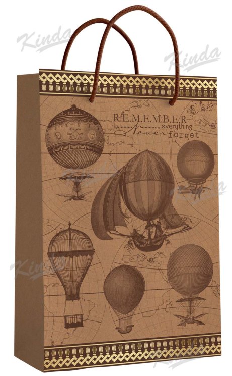Пакеты бумажные 26,5 х 16,5 Воздушные шары (12шт) (11-KF-02-344) в Крыму