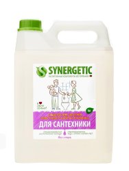 Средство кислотное биоразлагаемое Синергетик для мытья сантехники 5л
