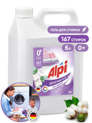 Средство для стирки жидкое концентр. GRASS "Alpi Delicate gel" (канистра 5кг) 125685 