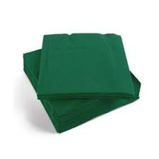 Салфетки 33х33 2-слоя банкетная 150 листов Зеленая (4)