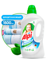 Средство для стирки жидкое концентр. GRASS "Alpi Sensetive gel" 1,5л 112601(6) детская