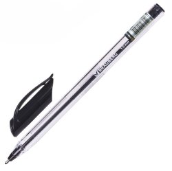 Ручка шариковая масляная BRAUBERG Extra Glide, трехгранная, узел 1мм, линия 0,5мм, черная